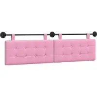 Syfax Hängendes Kopfteil Rosa Stoff