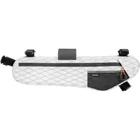 Qunature Fahrrad Rahmentasche Wasserabweisend Fahrradtasche Dreiecktasche ca.4,2L, M Größe, 51*13,5*6cm, Weiß