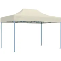 Syfax Party-Zelt Creme 280 x 410 x 315 cm Oxford-Stoff