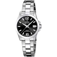 Festina Damenuhr Swiss Made Armbanduhr Edelstahl silber UF20049/6