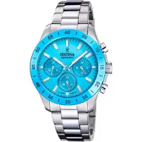 Festina Chronographen Ceramic Bright Blue