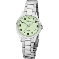 Regent Damen Uhr Metallarmband 2252408 Analog Metall Armbanduhr silber UR2252408
