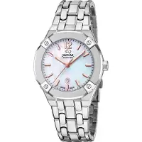 Jaguar J1016/1 DIPLOMATIC Uhr Damenuhr Edelstahl Datum silber