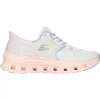 SKECHERS Damen-Sneaker-Slipper SLIP-INS GLIDE-STEP Mehrfarbig, Farbe:beige/schlamm, EU Größe:391/2