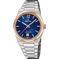 Festina Damenuhr Swiss Made Armbanduhr Edelstahl silber UF20066/3