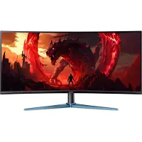 Acer Nitro ED0 ED340CU J0, 86,4 cm (34"), 3440 x 1440 Pixel, UltraWide Quad HD, LCD, 1 ms, Schwarz, Blau