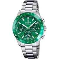Festina Chronographen Ceramic Green