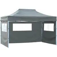 Syfax Party-Zelt Anthrazit 291 x 431 x 315 cm Oxford-Stoff