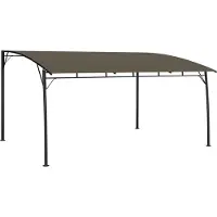Syfax Garten-Sonnenschutz 4x3x2,55 m Taupe