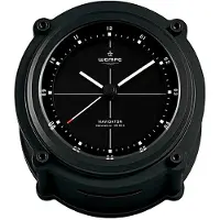 Wempe - CW550003 - Quarz-Schiffsuhr - 130mm - Alu schwarz - arabische Ziffern - NAVIGATOR II