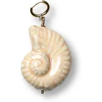 BONNIE STUDIOS Damen Schmuck Beige Shell Big Pendant - Multi - Größe ONESIZE
