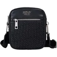 Replay Umhängetasche Reporter Bag Black schwarz