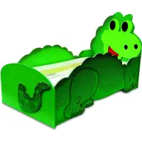 AEA Dino Groß Bett mit Matratze Kinderbett Kinderzimmer Kinder Zimmer Betten Holz