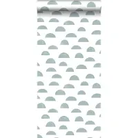 ESTAhome Tapete Grafisches Motiv Graublau 0,53 x 10,05 m 139066