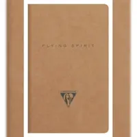 Clairefontaine 10x Flying Spirit Heft liniert 7,5x12 cm 24 Blatt - Braun 103586C