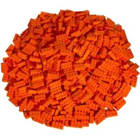 LEGO 2x4 Steine Bausteine Orange - 3001 NEU! Menge 100x