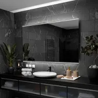 Alasta Badspiegel mit LED Beleuchtung - Chicago - 110 cm, 100 cm