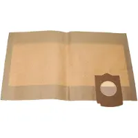 VHBW 10x Staubbeutel kompatibel mit Bosch PAS 1000, GAS 1000 RF, GAS 12-30 F, PAS 11-25 F, PAS 11-25, PAS 1000F Staubsauger - 32,5cm x 26,5cm braun