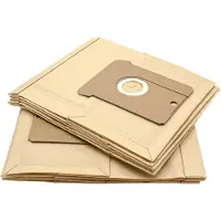 VHBW 10x Staubbeutel Ersatz für AEG Größe 24, Größe 23, Größe 22, Größe 26, Größe 25 für Staubsauger - 22, 23, 24, 25, 26 28cm x 20,5cm Sandfarben