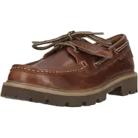 Clarks Shoes Schnürschuhe Cleyhill Boat mit XTRALITE-Sohle 5281 Brown Leather 41