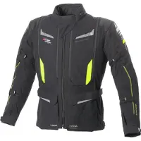Büse Agadir Motorrad Textiljacke, schwarz/gelb, Short 29