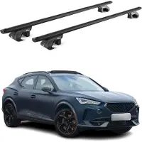 Aurilis Dachträger Gepäckträger für Cupra Formentor 2020-2025 Alu Schwarz 2 tlg ABE