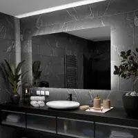 Alasta Badspiegel mit LED Beleuchtung - Dubai - 170 cm, 100 cm