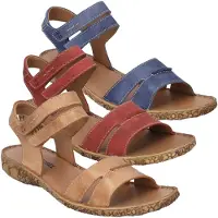 Josef seibel Damen Leder Riemchensandalen Sandaletten 79547-258 Rosalie 47, Größe:37 EU, Farbe:Blau