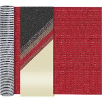 AKO Primaflor Sicherheitsmatte - Rot - 1,20m x 8,50m - Beschichtete PVC-Granulat Sauberlaufmatte - Rutschsicherer Läufer gegen Nässe und Glätte