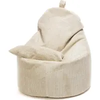 Furini Yoko Sitzsack Samt, Beige