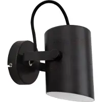 Kanlux S.A. Wand-Deckenleuchte LARATA EL E27 Schwarz 36263