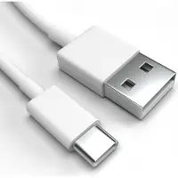 Justcom USB-C Ladekabel für BBK vivo iQOO Z3 Weiß 2 x 2 m Handy Schnellladekabel Datenkabel