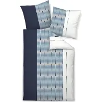 Janine Interlock Feinjersey Bettwäsche Carmen S 55026-02 nachtschattenblau 155x220 cm + 80x80 cm