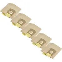 VHBW 50x Staubbeutel kompatibel mit Girmi 45035, 45034, 45033, 45032, 45031, 45040, 45039, 45038, 45037, 45036 Staubsauger - 27cm x 18cm Sandfarben