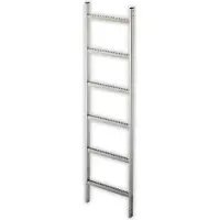 Hailo Schachtleiter 300mm lichte Weite Edelstahl 1.4571 / ASTM 316ti mit 10 Sprossen 2,80m