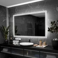 Alasta Badspiegel mit LED Beleuchtung - Wieden - 190 cm, 100 cm