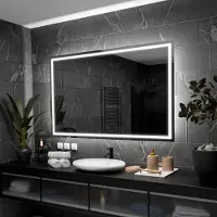 Alasta Badspiegel mit LED Beleuchtung - Atlanta - 120 cm, 50 cm