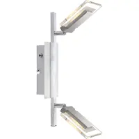 Globo Lighting Globo Aurele STRAHLER Aluminium chrom, 2xLED; 56204-2