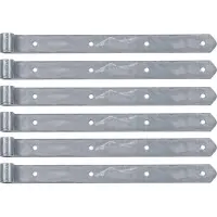 Alberts 835927 Ladenband, gerade, Abschluss abgerundet, galvanisch blau verzinkt, Rolle Ø16 mm, Größe 600 x 35 mm, 6er Set