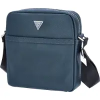 GUESS Herren Umhängetasche Certosa Saffiano teal