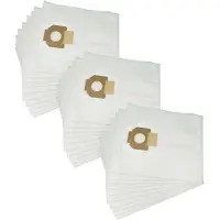 VHBW 30x Staubbeutel kompatibel mit Nilfisk Alto Attix 30, Attix 30-01, Attix 30-01 PC, Attix 30-11 PC Staubsauger - 49,2cm x 37,5cm Weiß