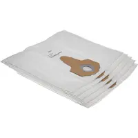 VHBW 5x Staubbeutel kompatibel mit AquaVac by ewt NTP 30 Professional, 20, 30, 20 Boxter, 30 Jardin Staubsauger - 45cm x 30cm Weiß