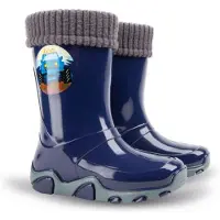 Demar STORMER LUX Kinder-Gummistiefel Dunkelblau 24/25