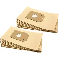 VHBW 20x Staubbeutel kompatibel mit Bosch BSG 1800 Arriva, 1600 Arriva, 1700 Arriva Staubsauger - 29cm x 18cm Sandfarben