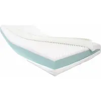 Dibapur Visco 3D Air Fresh: (110x180) H2 Orthopädische Visco + Kaltschaummatratze (Hohes Raumgewicht) ca.16 cm Kern mit glatten 3D Air Fresh Bezug ca. 16,2 cm