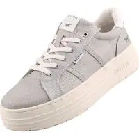 Mustang Damen Plateau Sneaker Silber