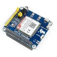 Sertronics Waveshare SIM7600E-H 4G HAT für Raspberry Pi, 4G bis 2G, LTE CAT4, GNSS, GPS, 150Mbps, USB, UART, EU