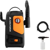 YARD FORCE Hochdruckreiniger EW U11B mit kraftvollem 1.600-Watt-Universal-Motor schwarz-orange One Size