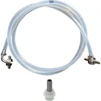 BieTal Bier Schlauch Leitung 300cm CNS Tülle ohne Ringspalt 7 mm Bierschlauch