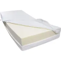 Dibapur R45H4 Kaltschaummatratze (90x190) EXTRA FEST bis ca. 150 Kg Doppeltuchbezug Gesamthöhe ca. 25 cm